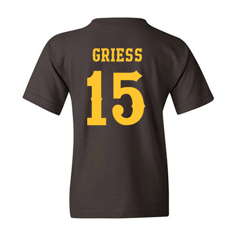 Wyoming - NCAA Women's Soccer : Jordan Griess - Classic Shersey Youth T-Shirt-1