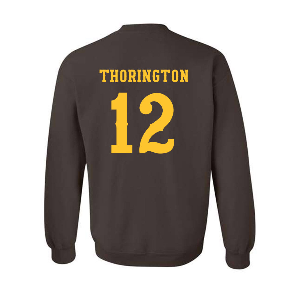 Wyoming - NCAA Women's Volleyball : Addy Thorington - Classic Shersey Crewneck Sweatshirt-1