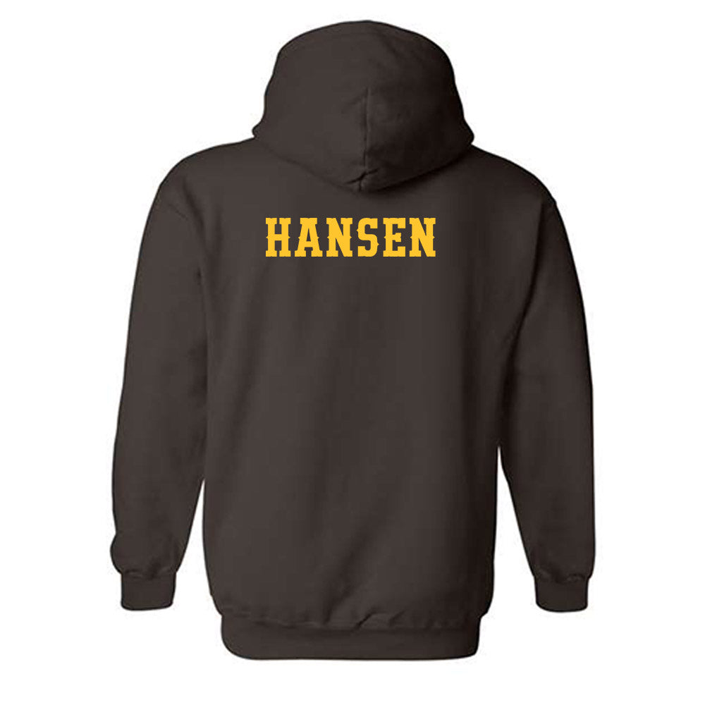Wyoming - NCAA Women's Swimming & Diving : Macey Hansen - Classic Shersey Hooded Sweatshirt-1
