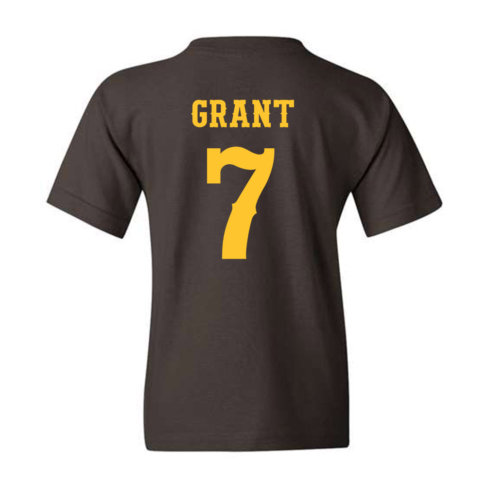 Wyoming - NCAA Football : Markie Grant - Classic Shersey Youth T-Shirt