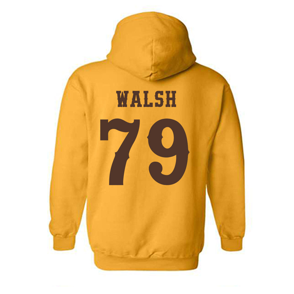 Wyoming - NCAA Football : Jack Walsh - Classic Shersey Hooded Sweatshirt