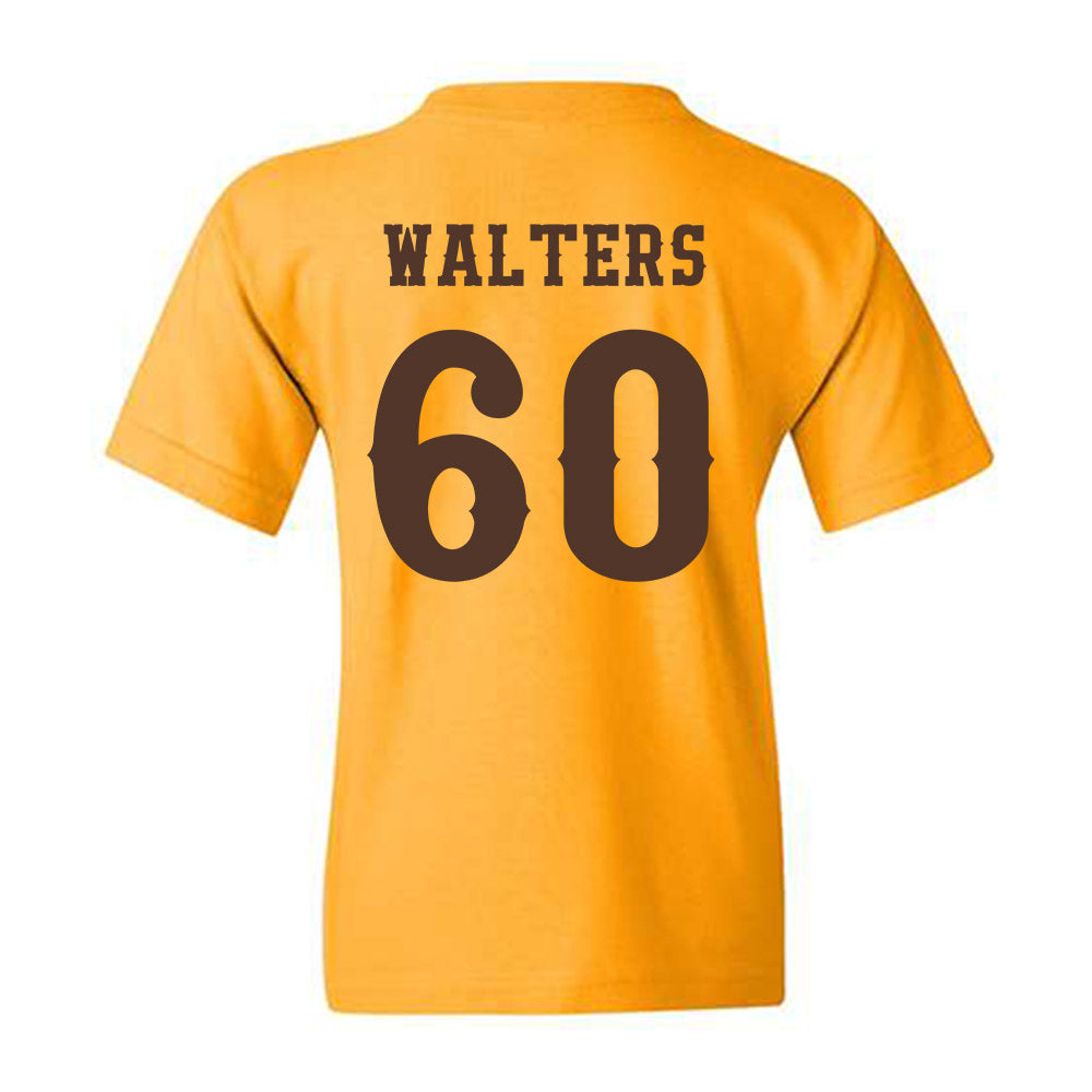 Wyoming - NCAA Football : Wyatt Walters - Classic Shersey Youth T-Shirt-1