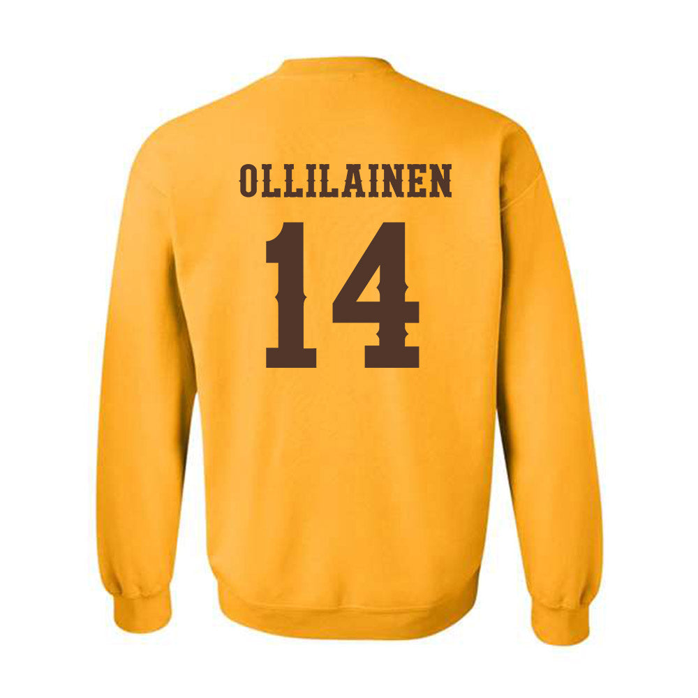 Wyoming - NCAA Women's Basketball : Kati Ollilainen - Classic Shersey Crewneck Sweatshirt-1