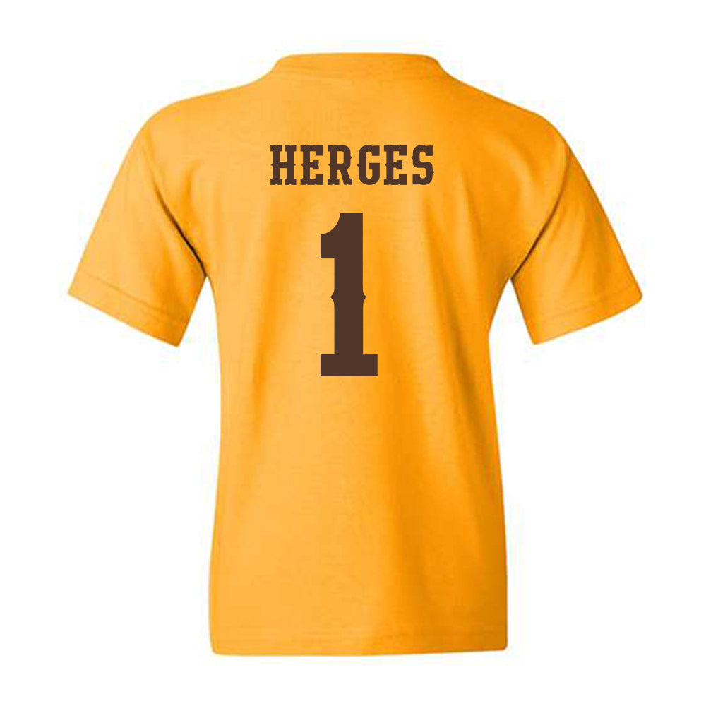 Wyoming - NCAA Women's Soccer : Julia Herges - Classic Shersey Youth T-Shirt-1