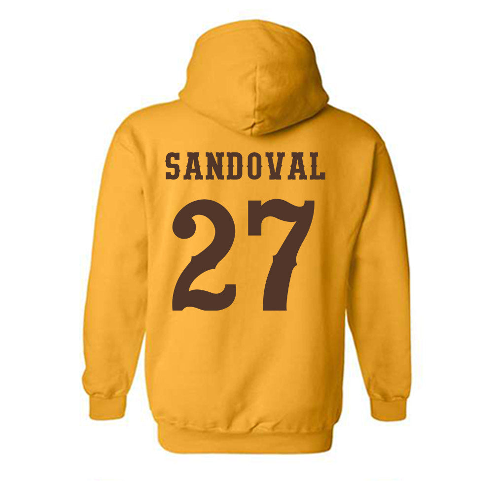 Wyoming - NCAA Football : Joaquin Sandoval - Classic Shersey Hooded Sweatshirt