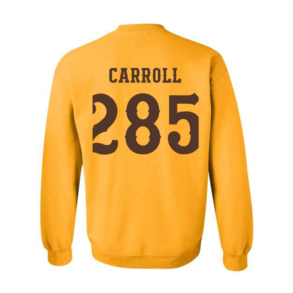 Wyoming - NCAA Wrestling : Christian Carroll - Classic Shersey Crewneck Sweatshirt-1