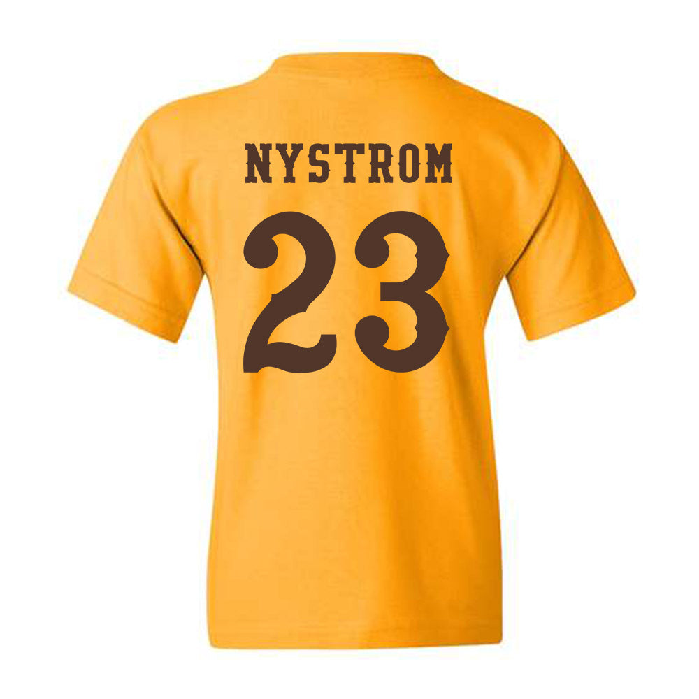 Wyoming - NCAA Football : Tyler Nystrom - Classic Shersey Youth T-Shirt