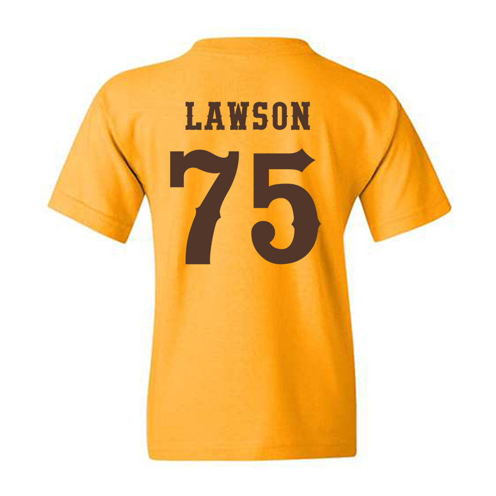 Wyoming - NCAA Football : Cooper Lawson - Classic Shersey Youth T-Shirt-1