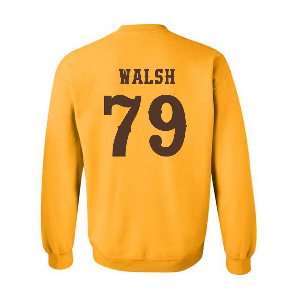 Wyoming - NCAA Football : Jack Walsh - Classic Shersey Crewneck Sweatshirt