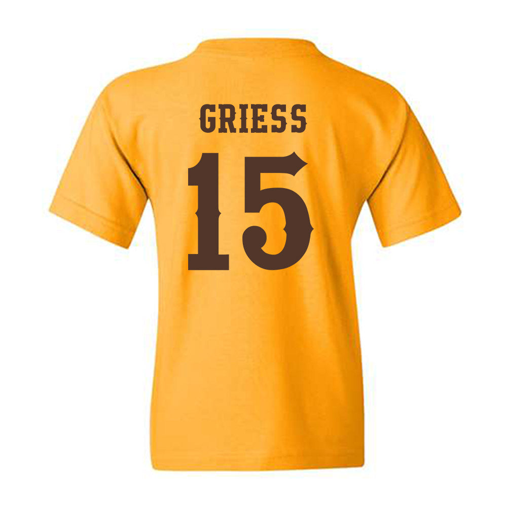 Wyoming - NCAA Women's Soccer : Jordan Griess - Classic Shersey Youth T-Shirt-1