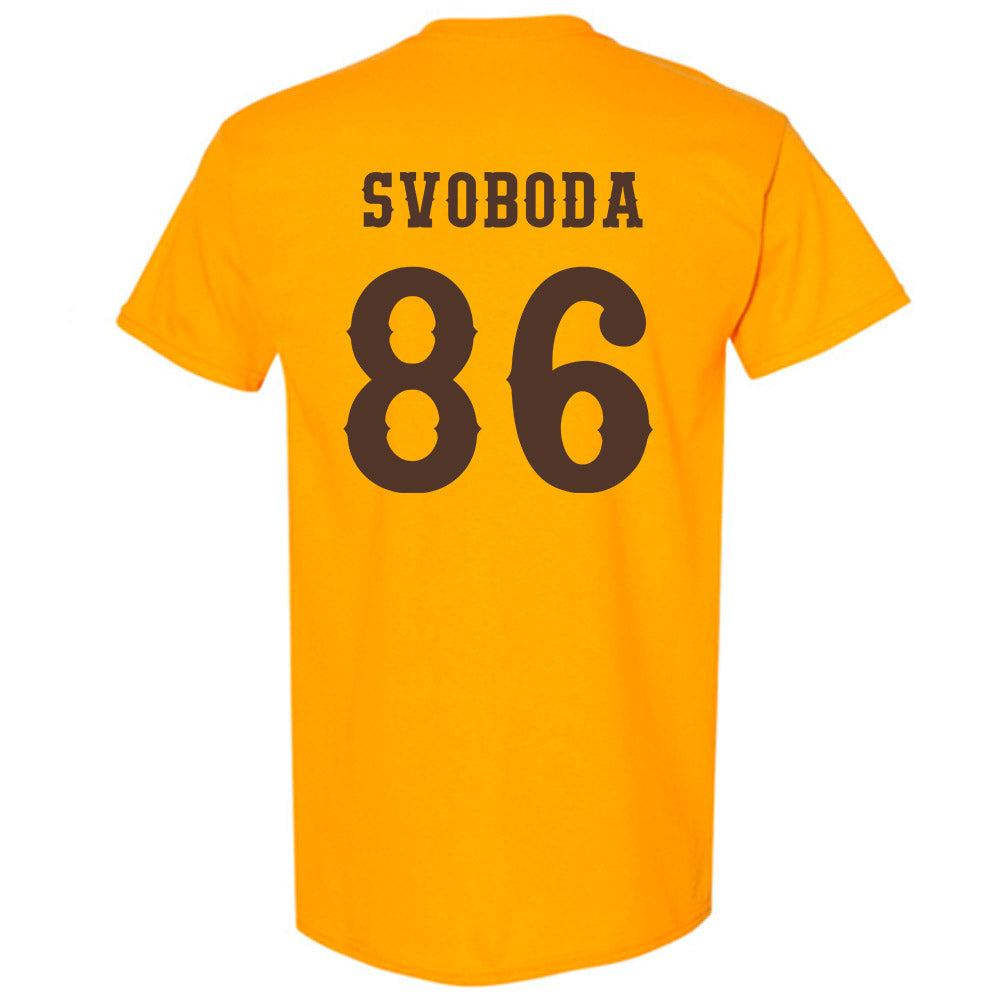 Wyoming - NCAA Football : Evan Svoboda - Classic Shersey T-Shirt-1