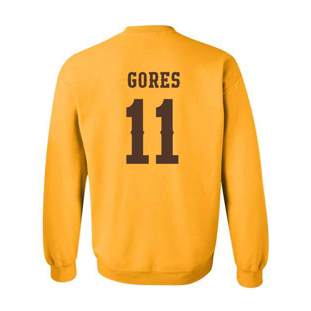 Wyoming - NCAA Men's Basketball : Gavin Gores - Classic Shersey Crewneck Sweatshirt-1