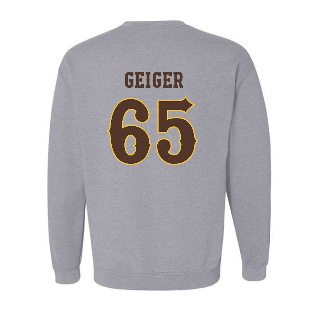 Wyoming - NCAA Football : Nathan Geiger - Classic Shersey Crewneck Sweatshirt