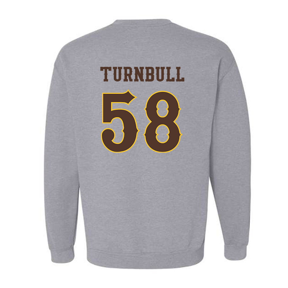 Wyoming - NCAA Football : Jordan Turnbull - Classic Shersey Crewneck Sweatshirt