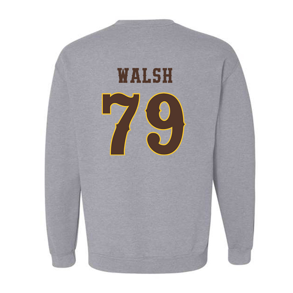 Wyoming - NCAA Football : Jack Walsh - Classic Shersey Crewneck Sweatshirt