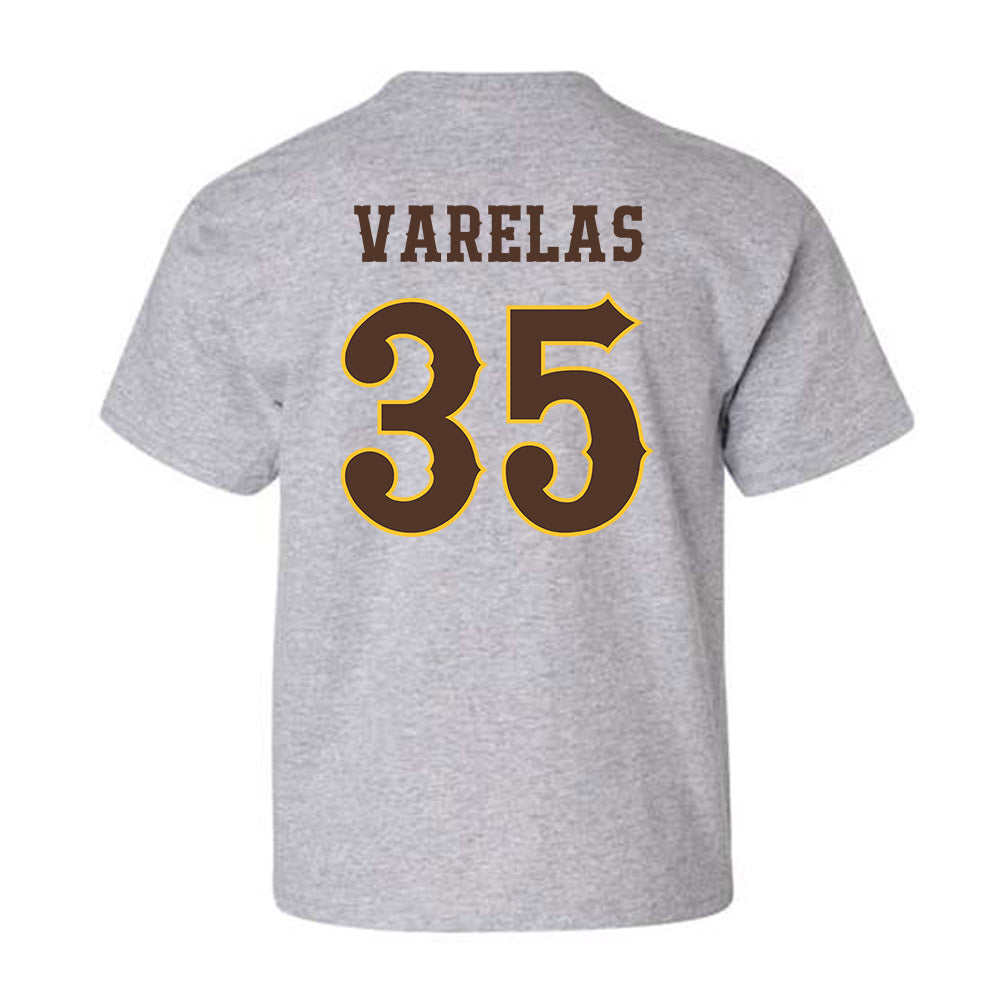 Wyoming - NCAA Football : Nikos Varelas - Classic Shersey Youth T-Shirt