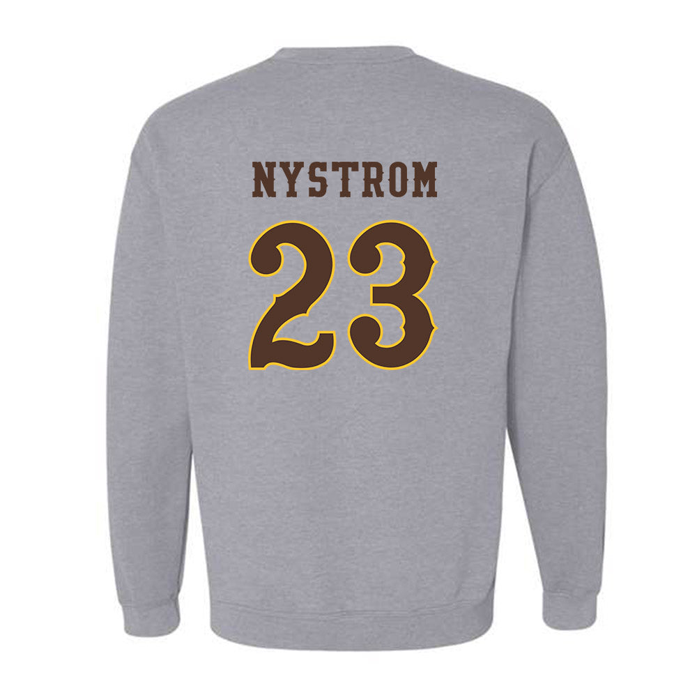 Wyoming - NCAA Football : Tyler Nystrom - Classic Shersey Crewneck Sweatshirt