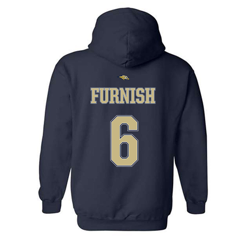 Oral Roberts - NCAA Men's Basketball : Cal Furnish - Sports Shersey Hooded Sweatshirt-1