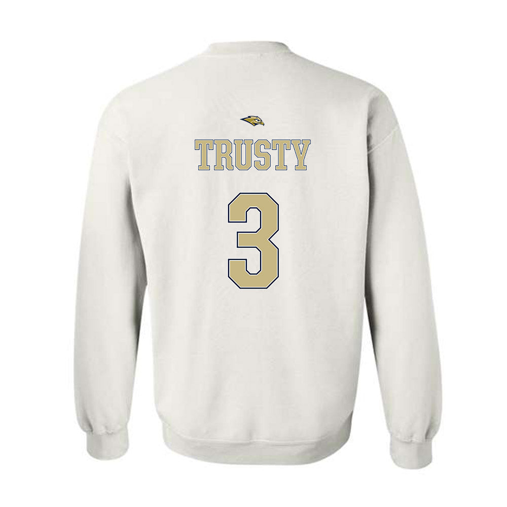 Oral Roberts - NCAA Women's Basketball : Anna Trusty - Sports Shersey Crewneck Sweatshirt-1