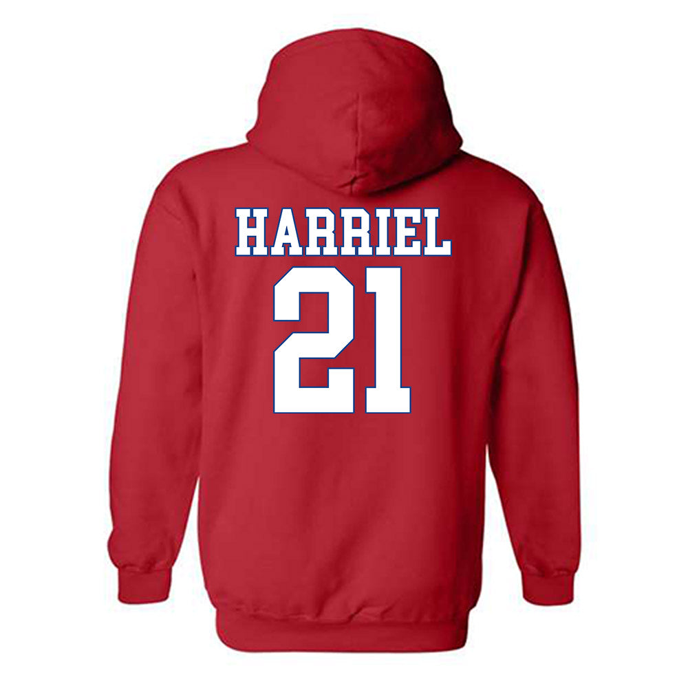 SMU - NCAA Women's Basketball : Jzaniya Harriel - Hooded Sweatshirt-1