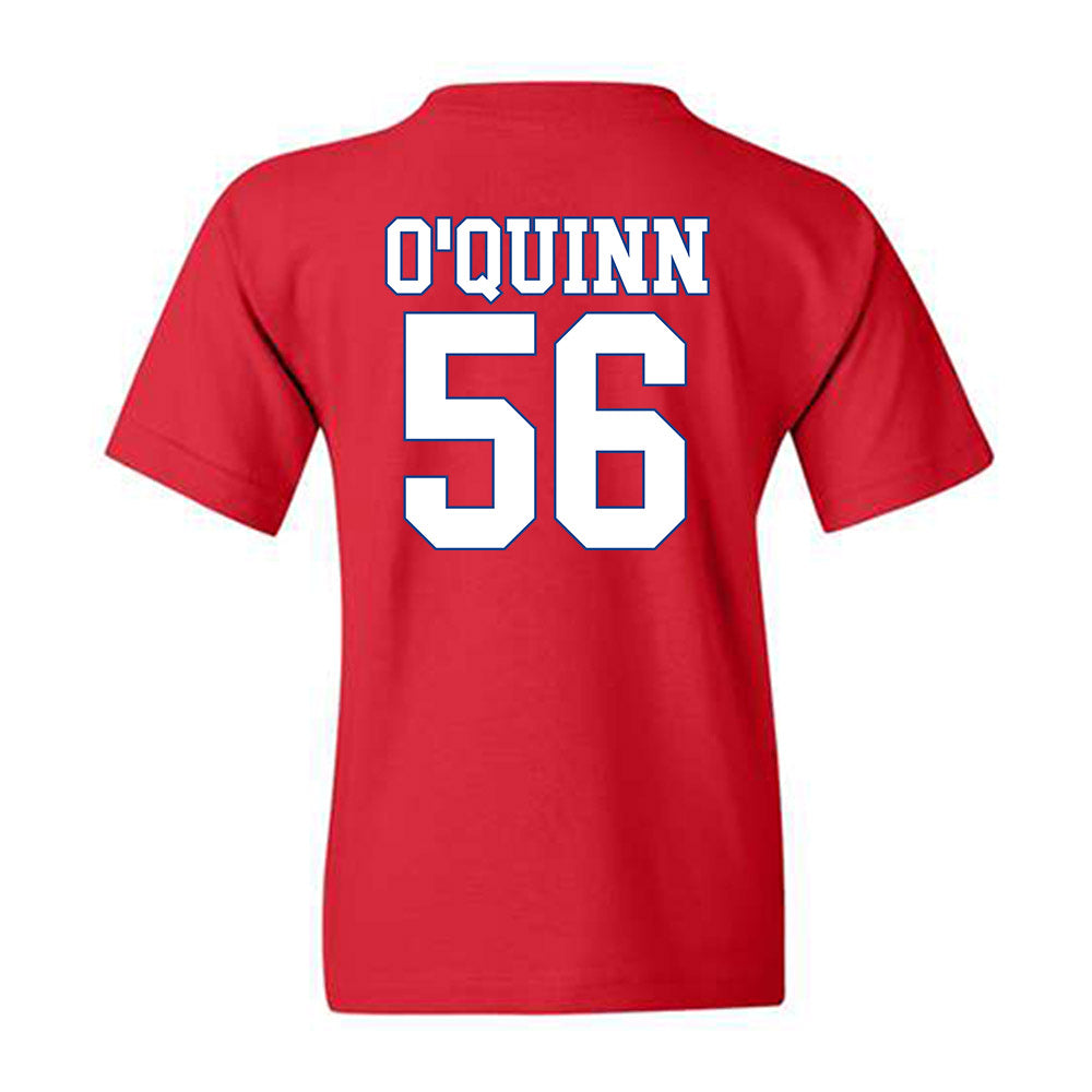 SMU - NCAA Football : Brock O'Quinn - Youth T-Shirt-1