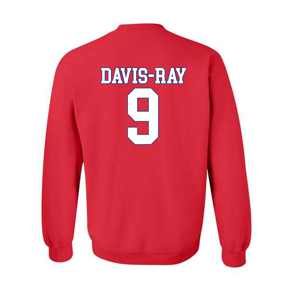 SMU - NCAA Men's Basketball : Bj Davis-Ray - Crewneck Sweatshirt-1
