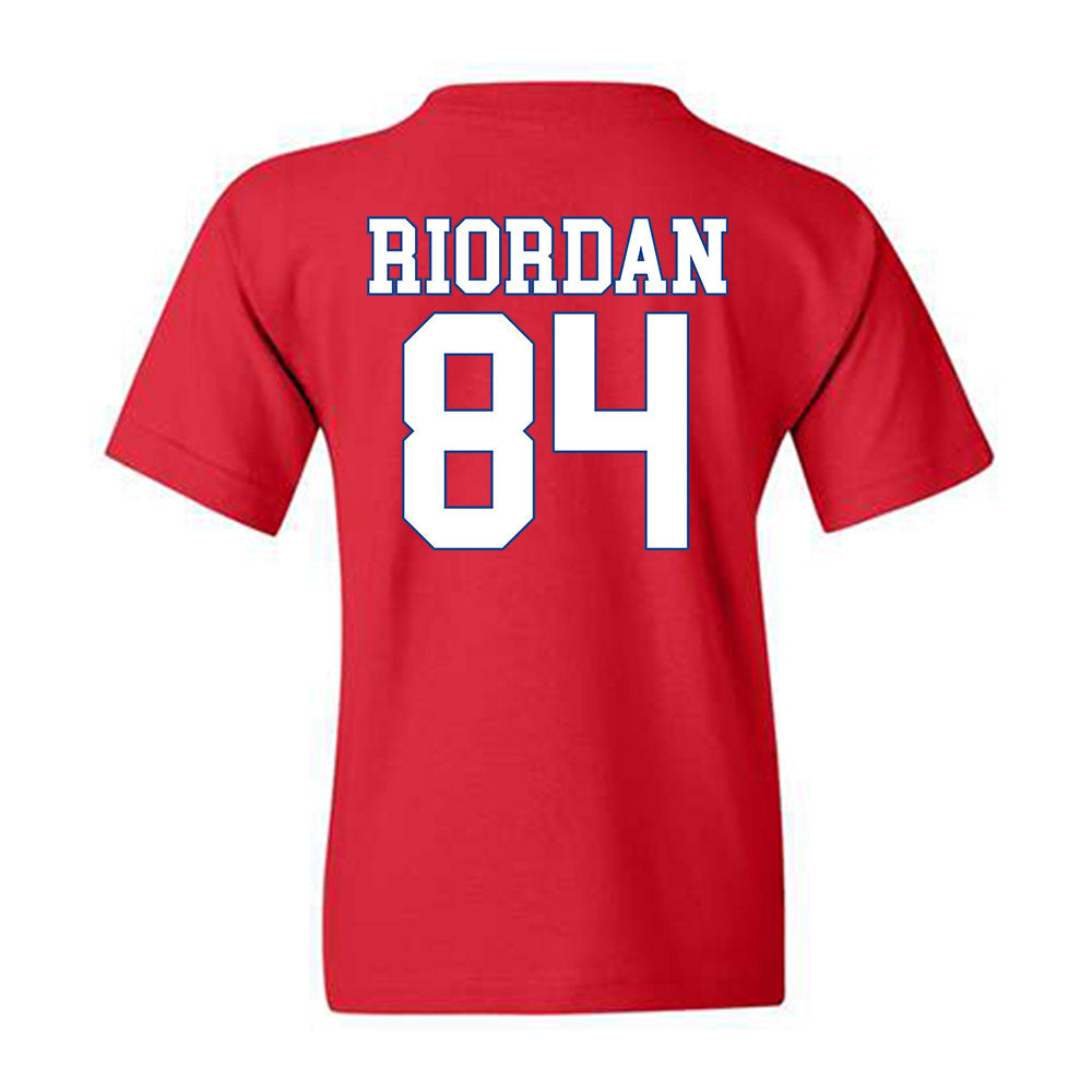 SMU - NCAA Football : Tripp Riordan - Youth T-Shirt-1