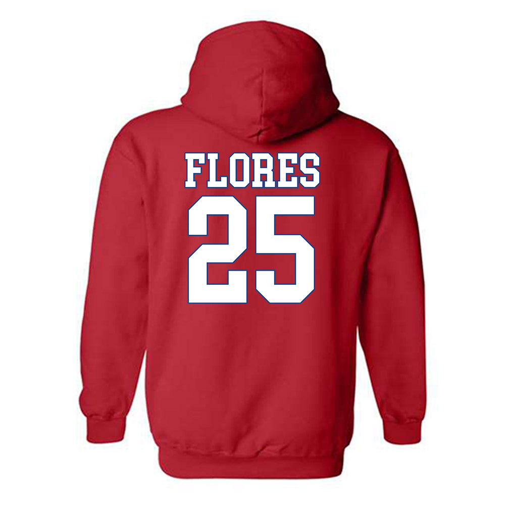 SMU - NCAA Men's Soccer : Luis Flores - Hooded Sweatshirt-1