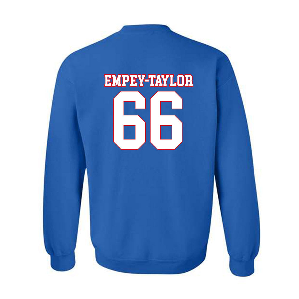 SMU - NCAA Women's Soccer : Haven Empey-Taylor - Crewneck Sweatshirt-1