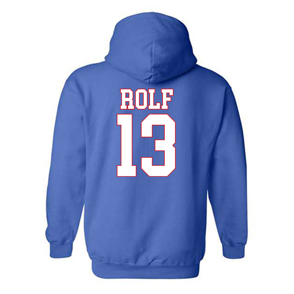 SMU - NCAA Women's Basketball : Mailien Rolf - Hooded Sweatshirt-1