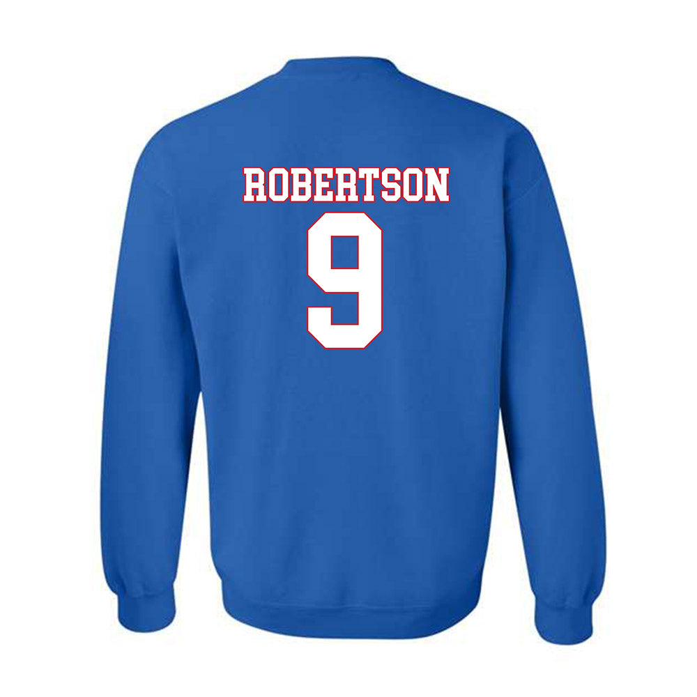 SMU - NCAA Football : Cameron Robertson - Crewneck Sweatshirt-1