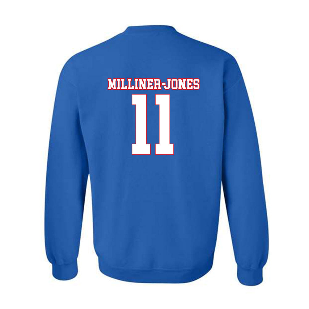SMU - NCAA Football : Jaden Milliner-Jones - Crewneck Sweatshirt-1