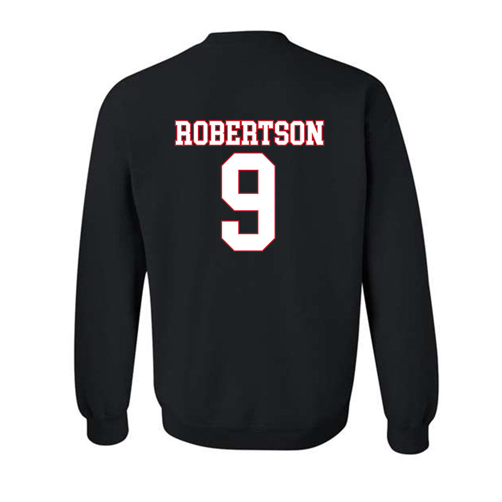 SMU - NCAA Football : Cameron Robertson - Crewneck Sweatshirt-1