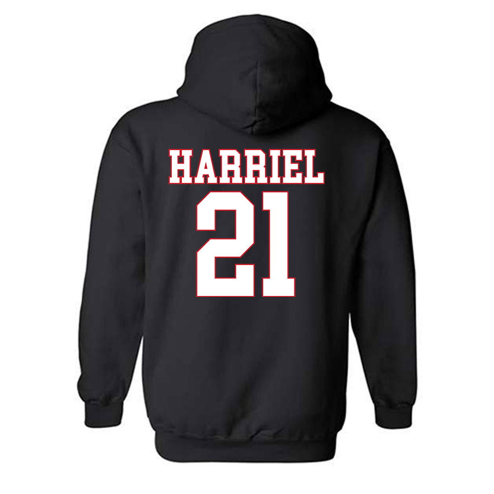 SMU - NCAA Women's Basketball : Jzaniya Harriel - Hooded Sweatshirt-1
