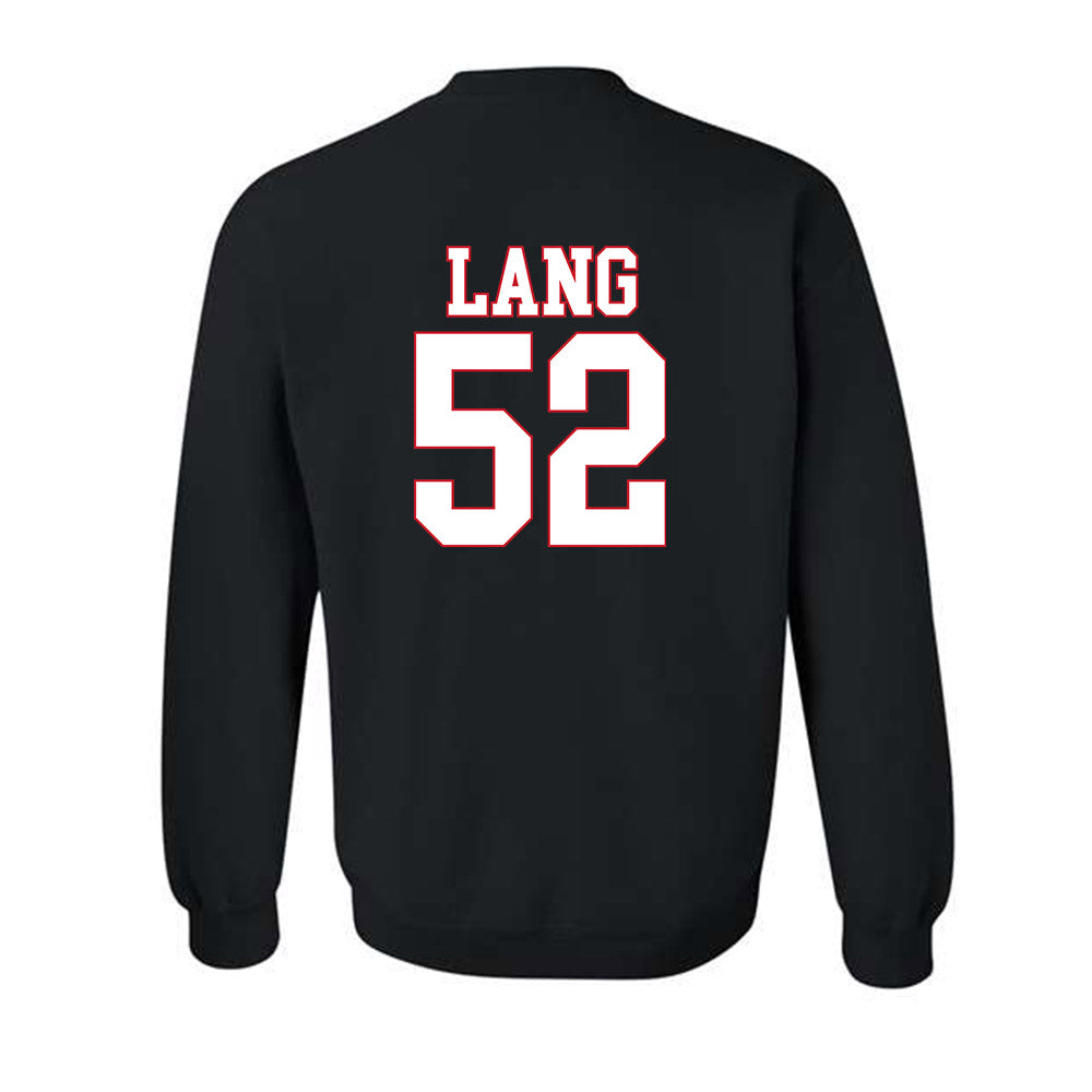 SMU - NCAA Football : Jahkai Lang - Crewneck Sweatshirt-1