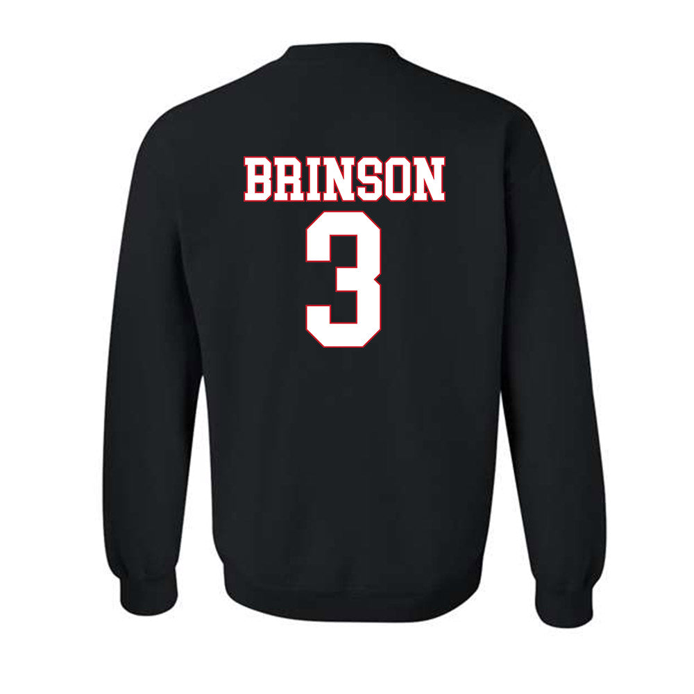 SMU - NCAA Football : Romello Brinson - Crewneck Sweatshirt-1