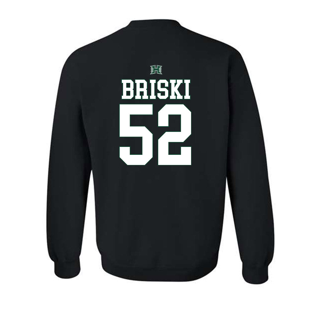 Hawaii - NCAA Football : Dean Briski - Sports Shersey Crewneck Sweatshirt-1