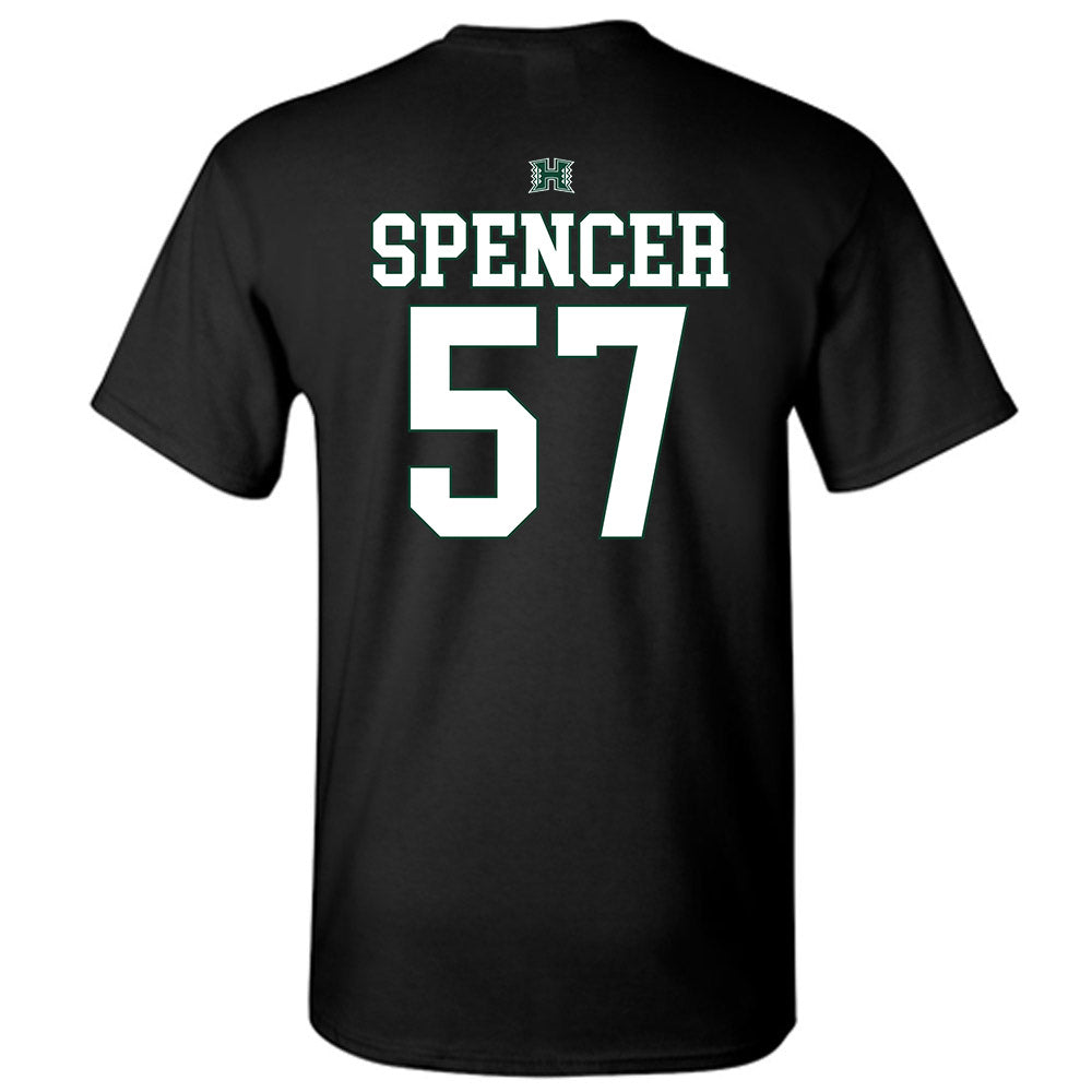 Hawaii - NCAA Football : Ethan Spencer - Sports Shersey T-Shirt-1
