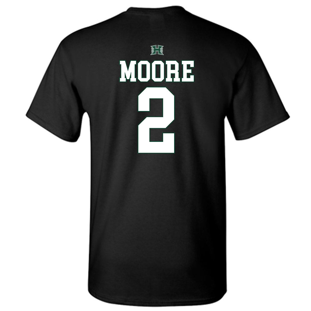 Hawaii - NCAA Football : Bronz Moore - Sports Shersey T-Shirt-1