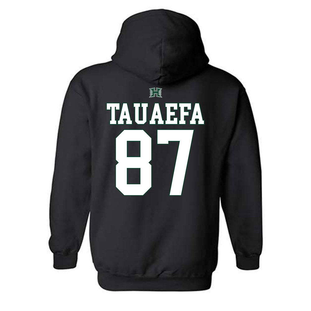 Hawaii - NCAA Football : Devon Tauaefa - Sports Shersey Hooded Sweatshirt-1