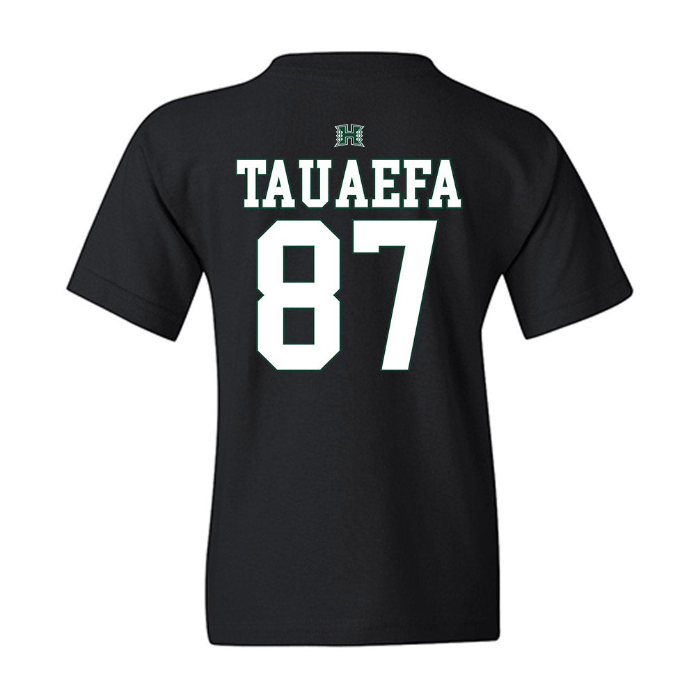 Hawaii - NCAA Football : Devon Tauaefa - Sports Shersey Youth T-Shirt-1