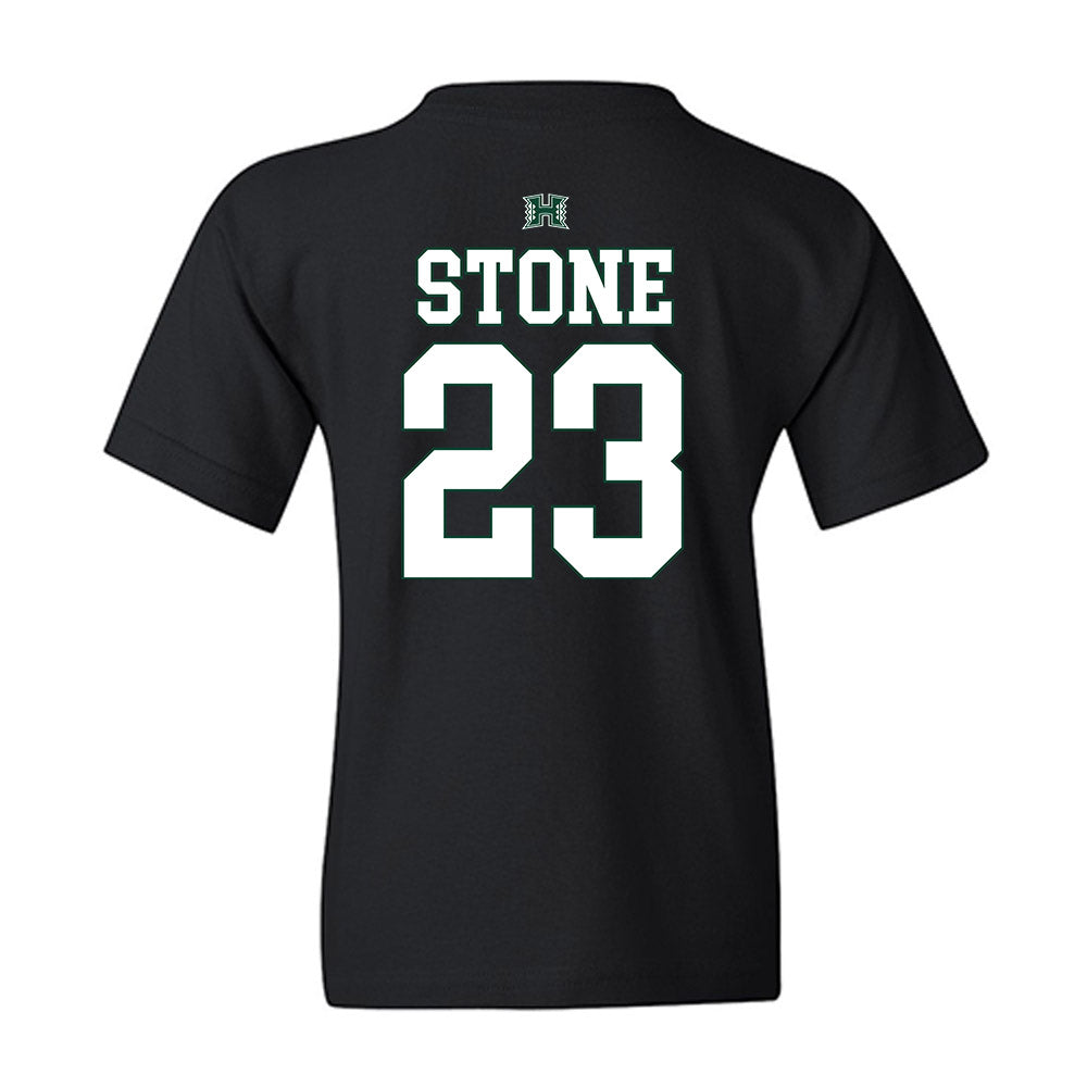 Hawaii - NCAA Football : Kydel Stone - Sports Shersey Youth T-Shirt-1