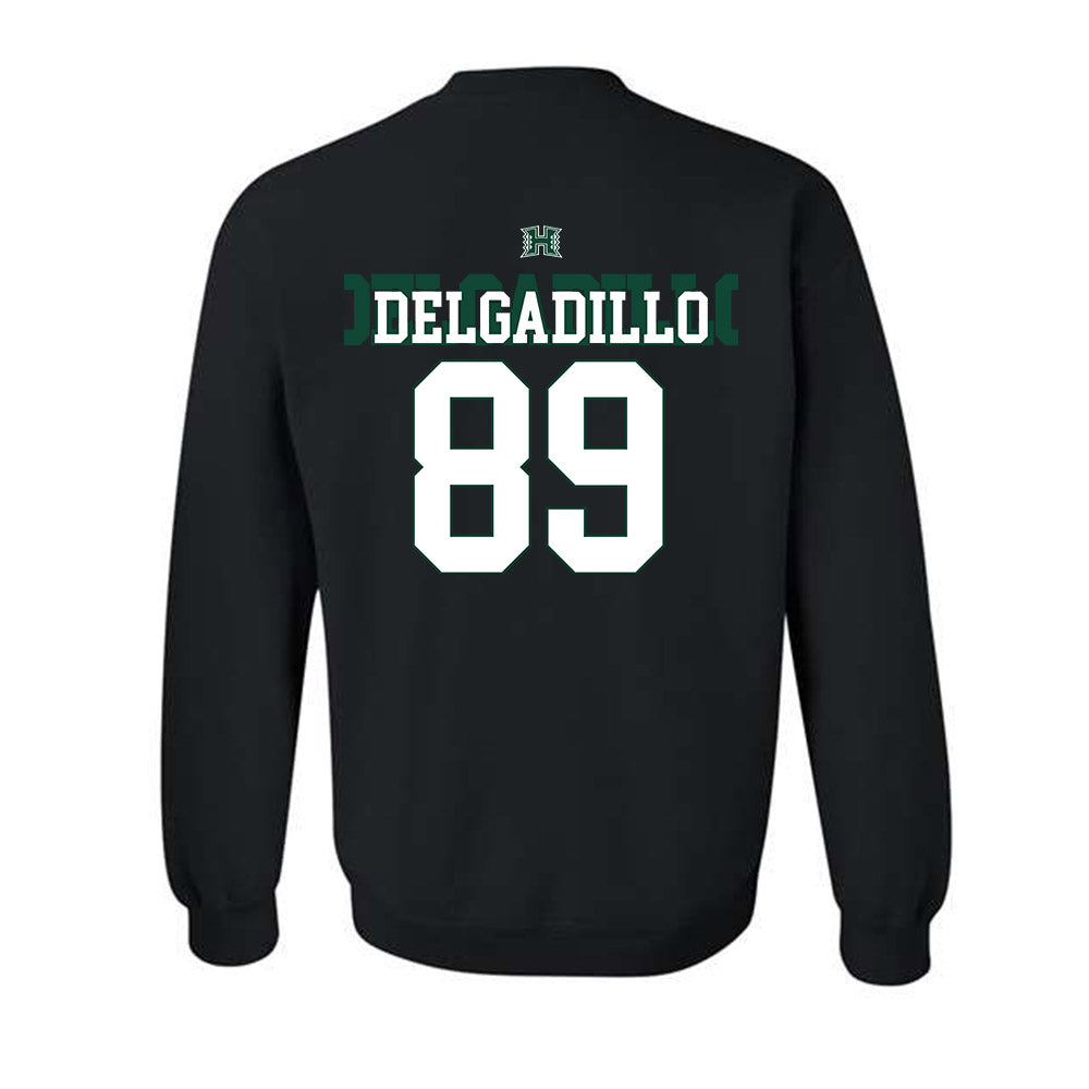 Hawaii - NCAA Football : Nick Delgadillo - Sports Shersey Crewneck Sweatshirt-1