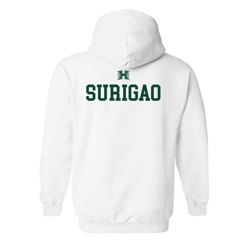 Hawaii - NCAA Baseball : Joshua Surigao - Sports Shersey Hooded Sweatshirt-1