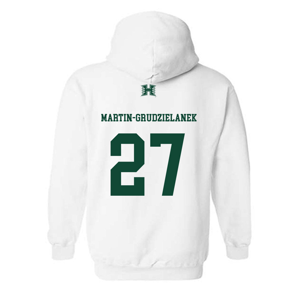 Hawaii - NCAA Baseball : Brody Martin-Grudzielanek - Sports Shersey Hooded Sweatshirt-1