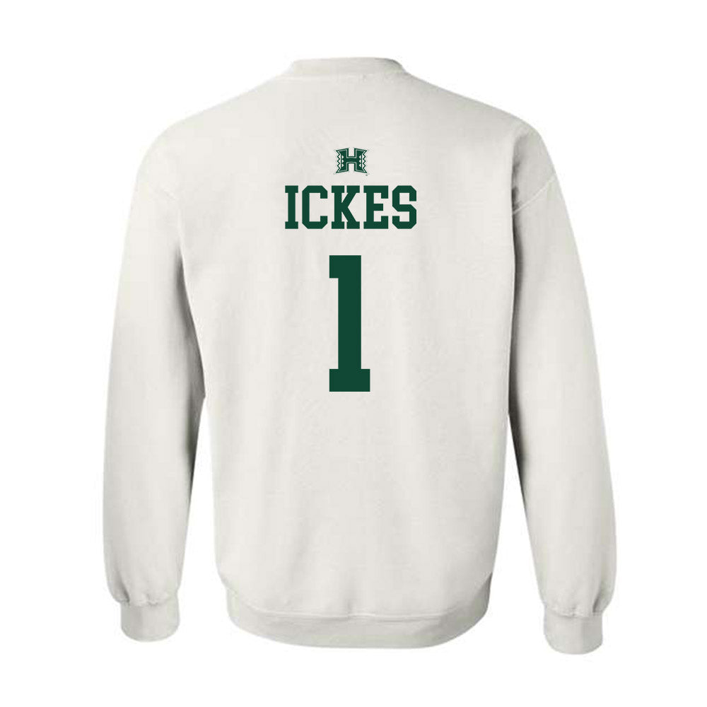 Hawaii - NCAA Baseball : Elijah Ickes - Sports Shersey Crewneck Sweatshirt-1
