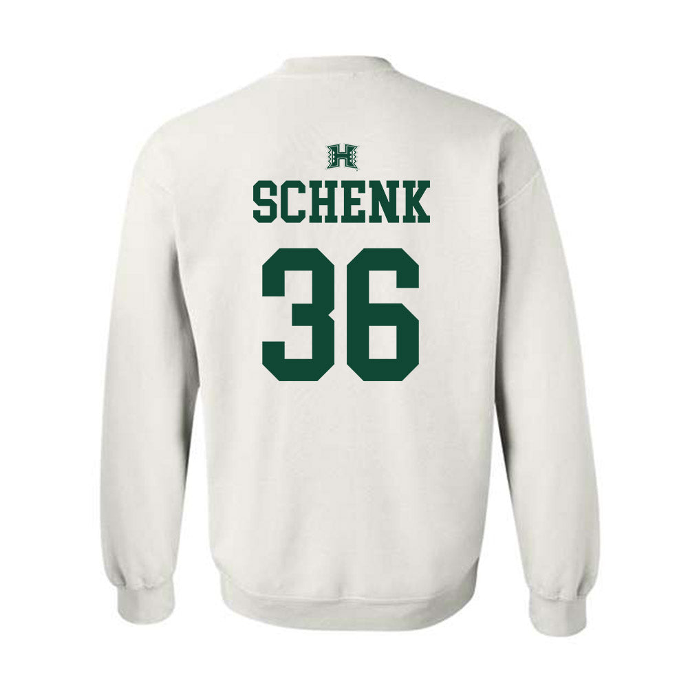 Hawaii - NCAA Baseball : Kahiau Schenk - Sports Shersey Crewneck Sweatshirt-1