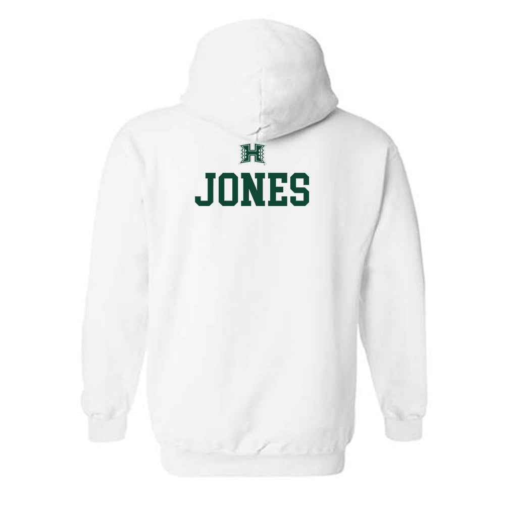 Hawaii - NCAA Baseball : Max Jones - Sports Shersey Hooded Sweatshirt-1