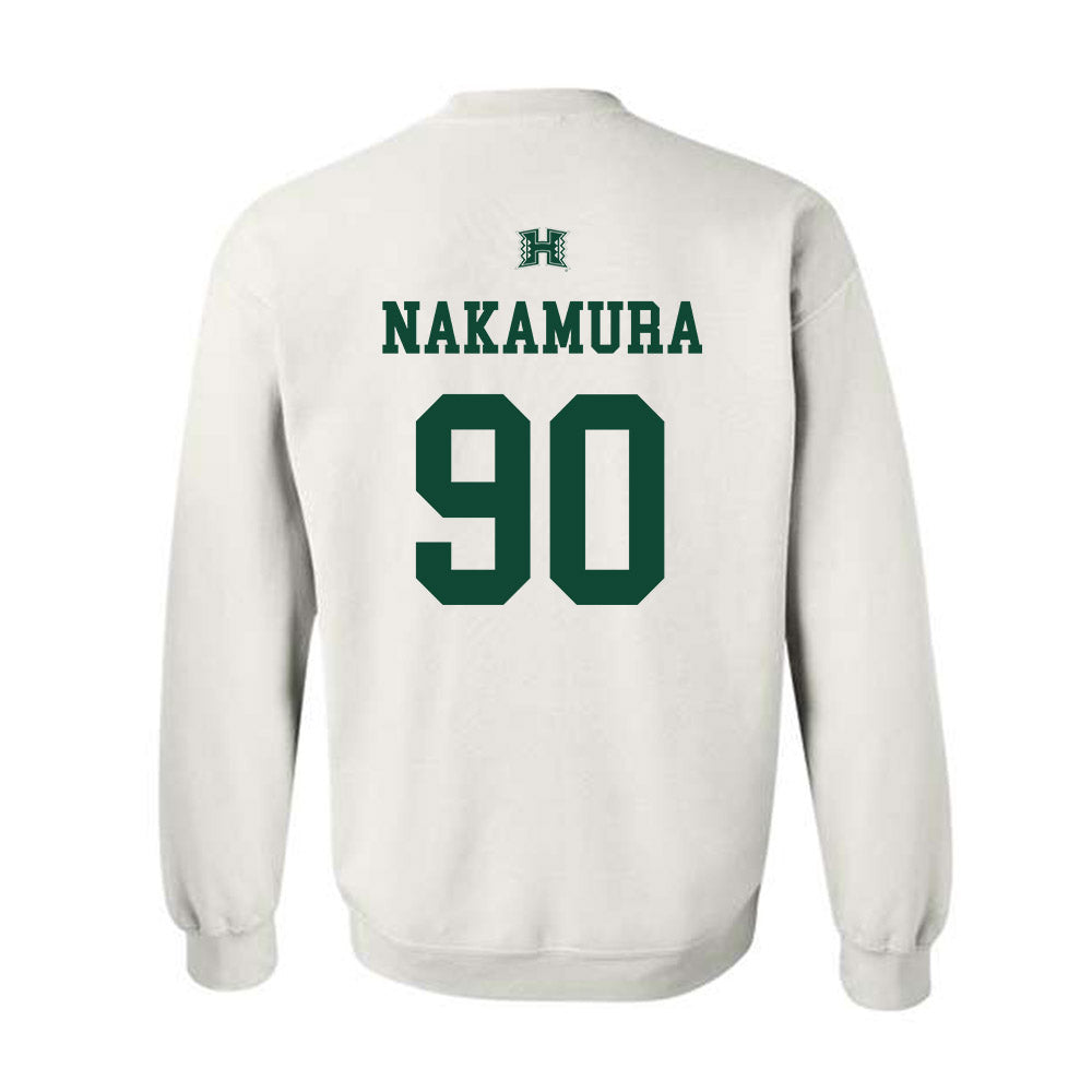Hawaii - NCAA Baseball : Edgar Nakamura - Sports Shersey Crewneck Sweatshirt-1