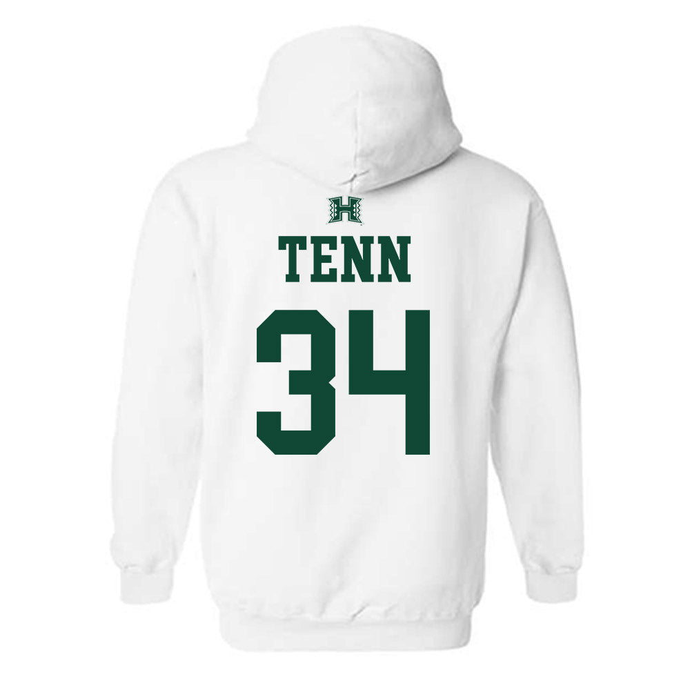 Hawaii - NCAA Baseball : Zacary Tenn - Sports Shersey Hooded Sweatshirt-1